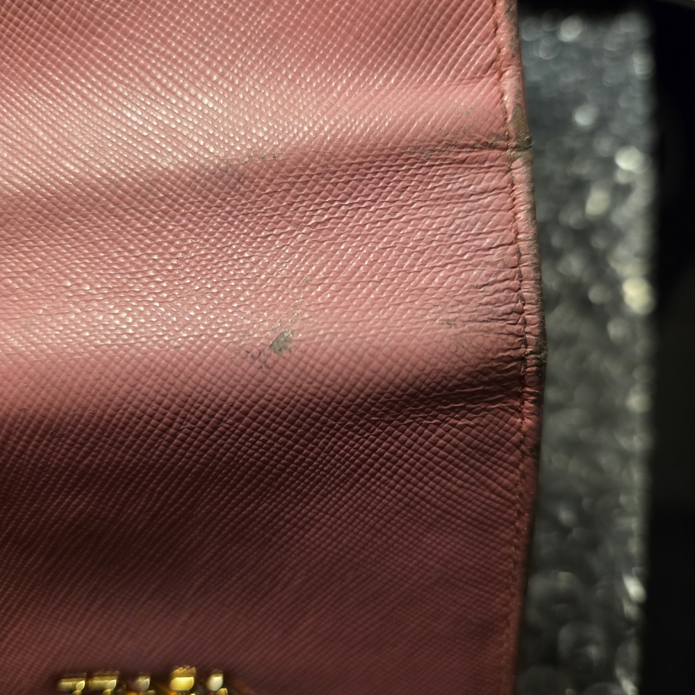 PRADA Milano Pink Saffiano Leather Wallet Interior - Picture 6 of 16